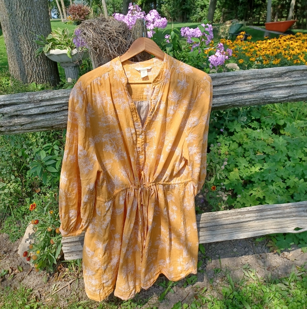H&M Linen blend dress size XL